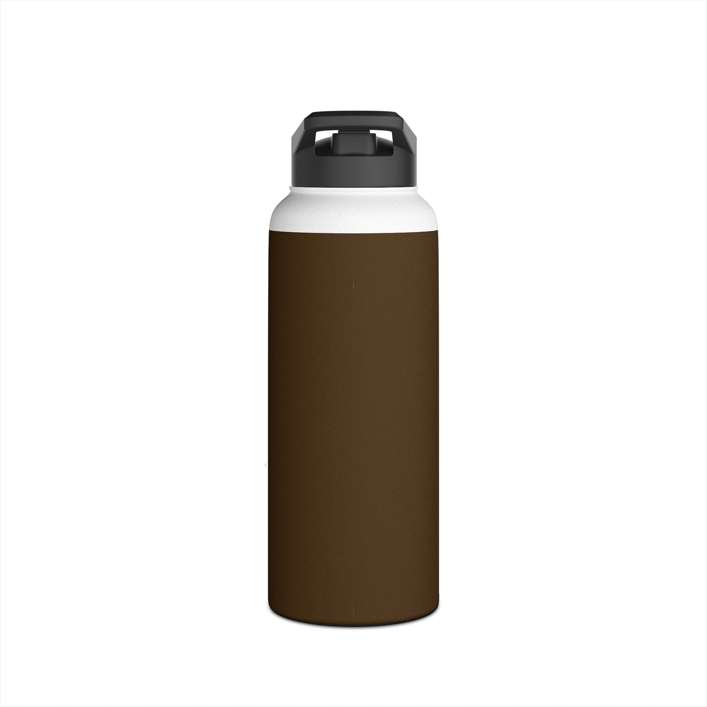 Mocha Brown Insulated Water Bottle — Thermal Keep | 12oz, 18oz, 32oz