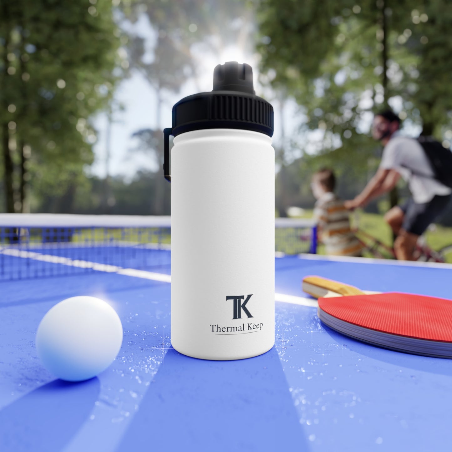 Thermal Keep Classic Insulated Water Bottle | Sports Lid | 12oz, 18oz, 32oz