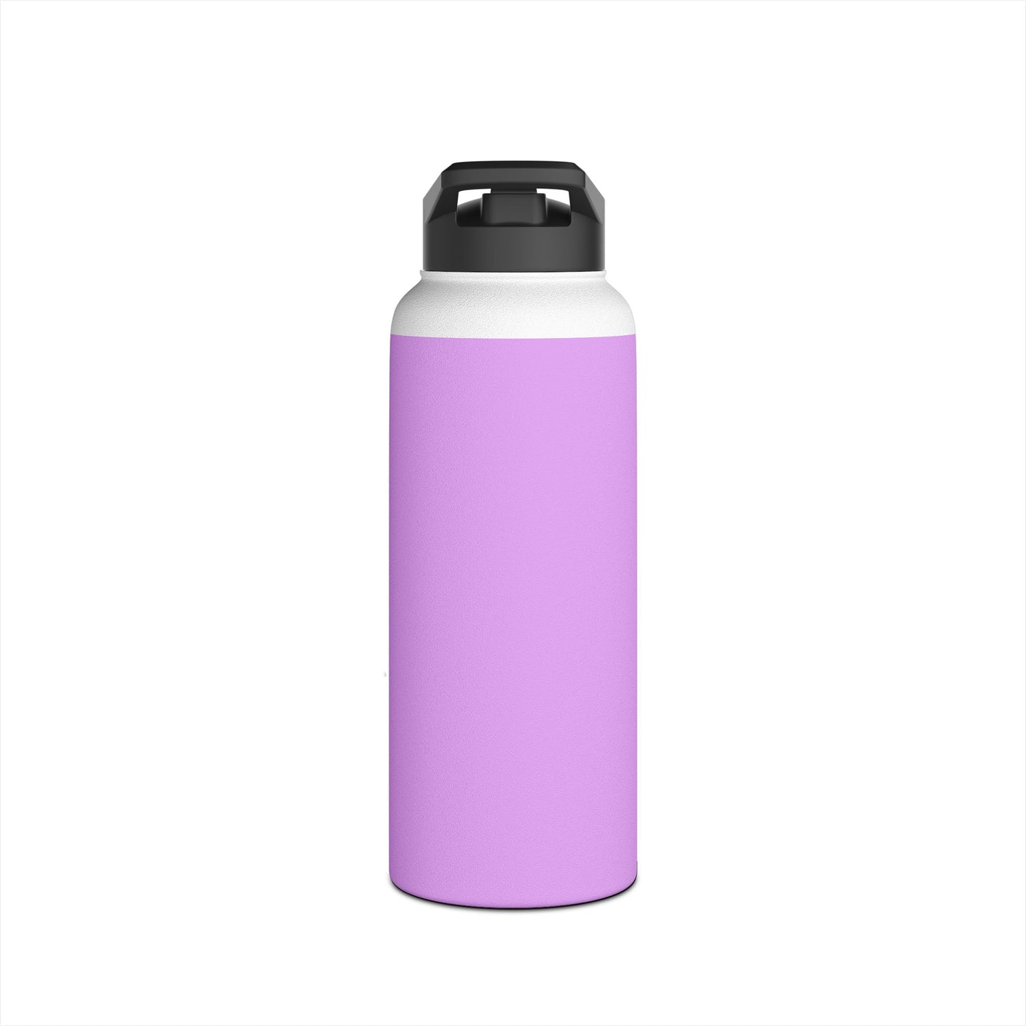 Pastel Lavender Stainless Steel Water Bottle — Insulated Travel Bottle with Standard Lid
