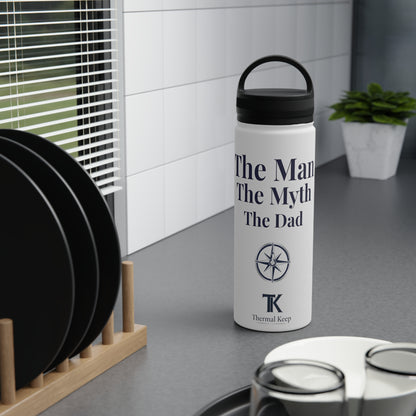 The Man. The Myth. The Dad. – Insulated Water Bottle