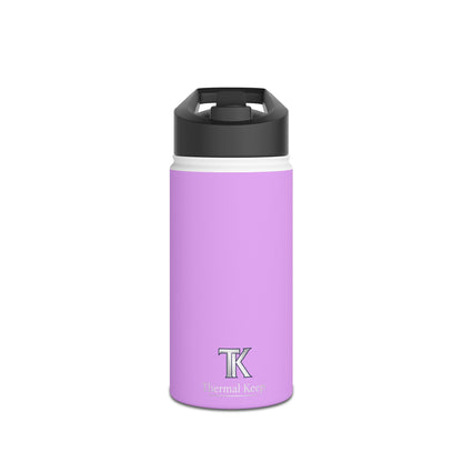 Pastel Lavender Stainless Steel Water Bottle — Insulated Travel Bottle with Standard Lid