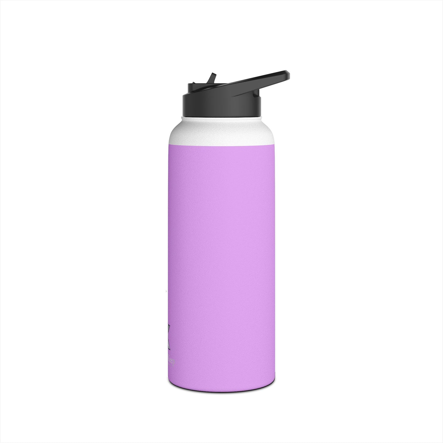 Pastel Lavender Stainless Steel Water Bottle — Insulated Travel Bottle with Standard Lid