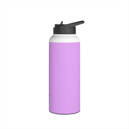Pastel Lavender Stainless Steel Water Bottle — Insulated Travel Bottle with Standard Lid