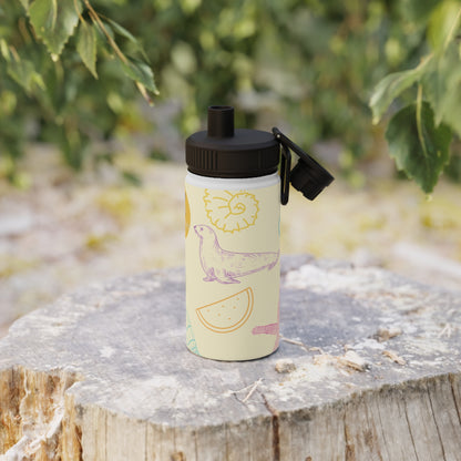 Ocean Pals Summer Vibes Kids Water Bottle — Insulated Stainless Steel