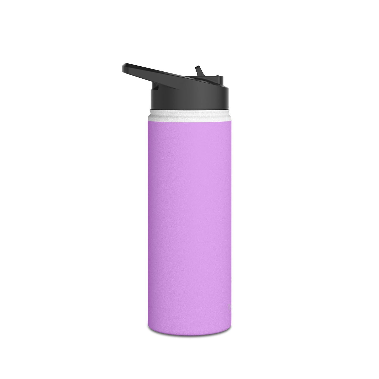 Pastel Lavender Stainless Steel Water Bottle — Insulated Travel Bottle with Standard Lid