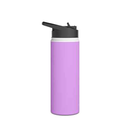 Pastel Lavender Stainless Steel Water Bottle — Insulated Travel Bottle with Standard Lid