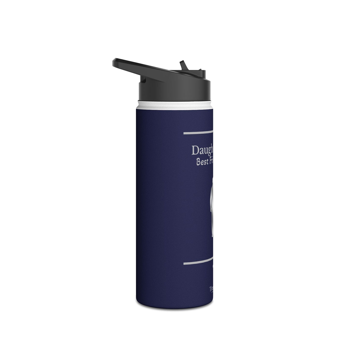 Daughter & Dad — Best Friend for Life | Insulated Steel Bottle | Father's Day Gift