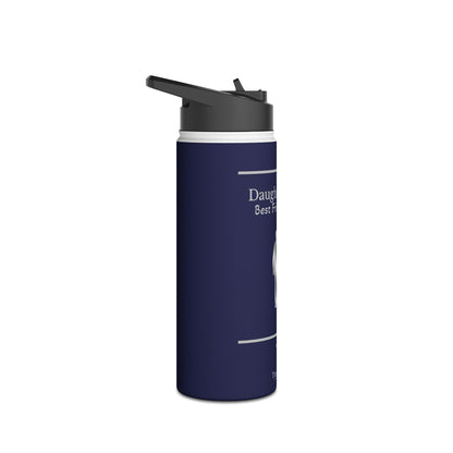 Daughter & Dad — Best Friend for Life | Insulated Steel Bottle | Father's Day Gift