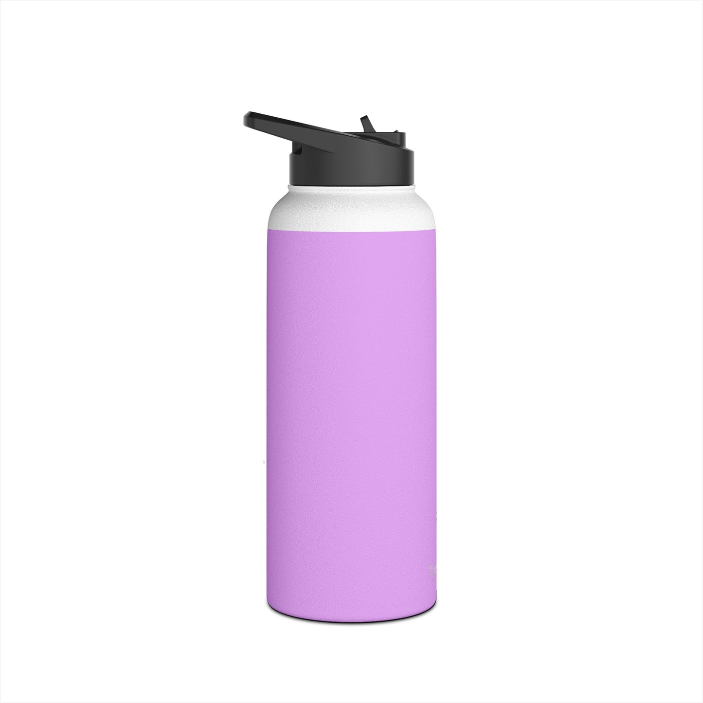 Pastel Lavender Stainless Steel Water Bottle — Insulated Travel Bottle with Standard Lid