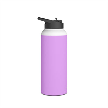 Pastel Lavender Stainless Steel Water Bottle — Insulated Travel Bottle with Standard Lid
