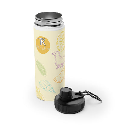 Ocean Pals Summer Vibes Kids Water Bottle — Insulated Stainless Steel