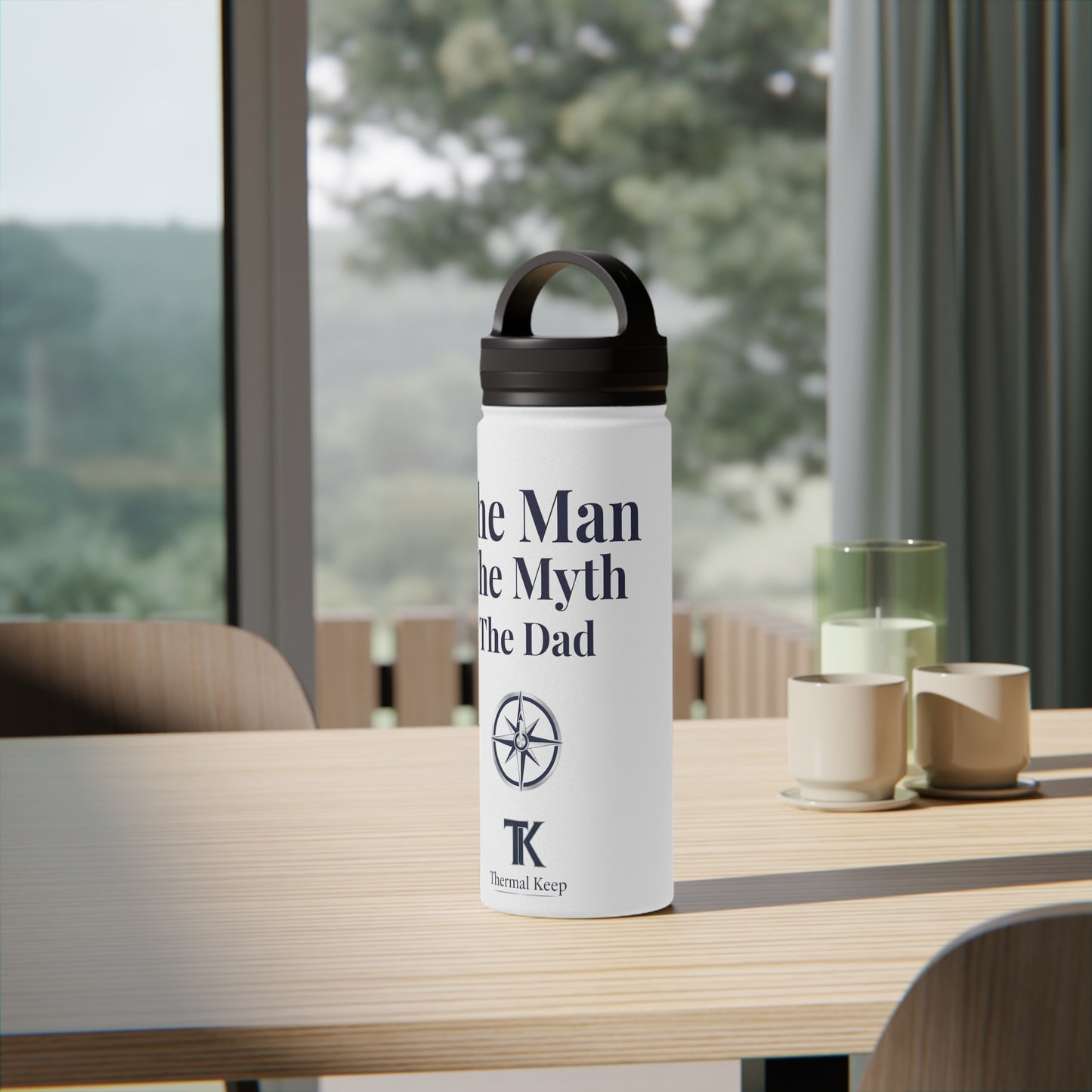 The Man. The Myth. The Dad. – Insulated Water Bottle