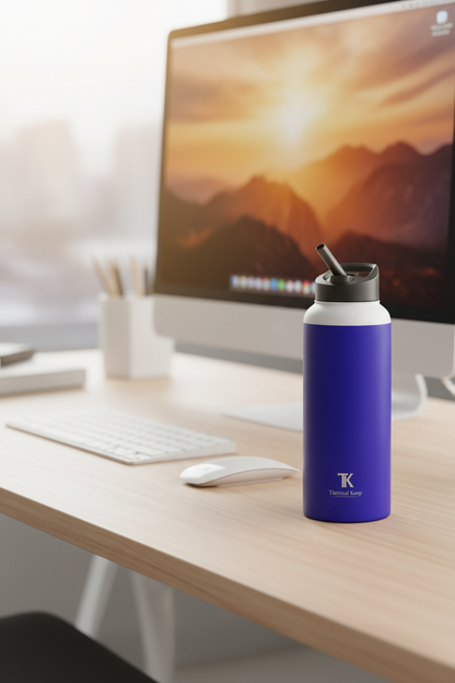 Insulated Stainless Steel Water Bottle — Royal Blue | Thermal Keep