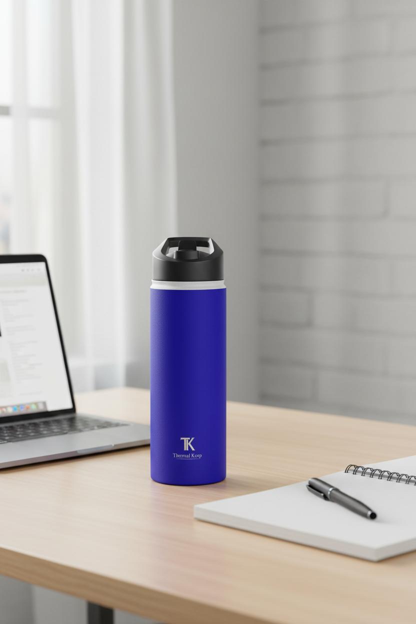 Insulated Stainless Steel Water Bottle — Royal Blue | Thermal Keep