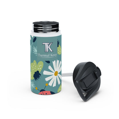 Floral Ladybug Insulated Water Bottle — Limited Edition | Thermal Keep