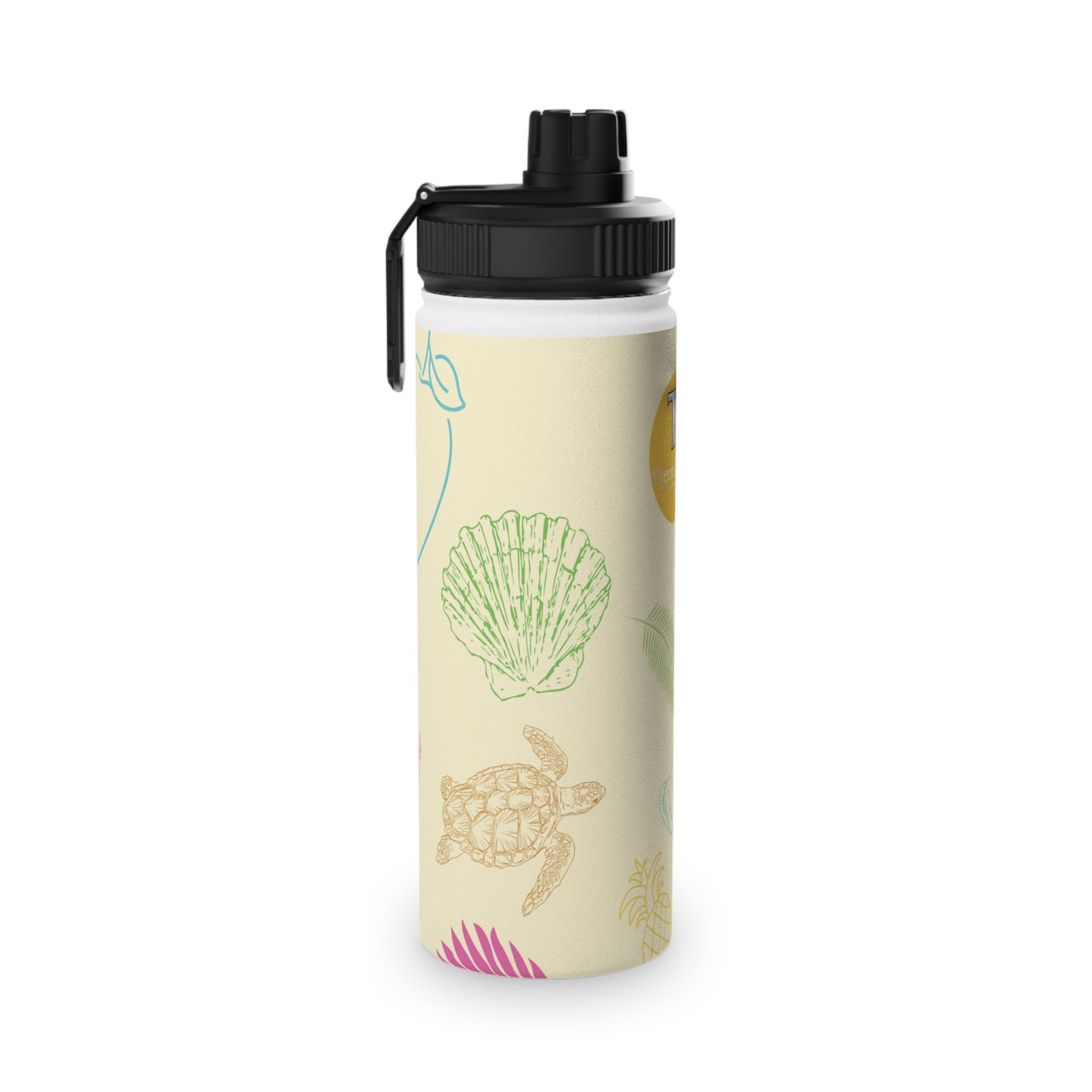 Ocean Pals Summer Vibes Kids Water Bottle — Insulated Stainless Steel