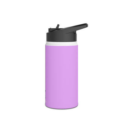 Pastel Lavender Stainless Steel Water Bottle — Insulated Travel Bottle with Standard Lid