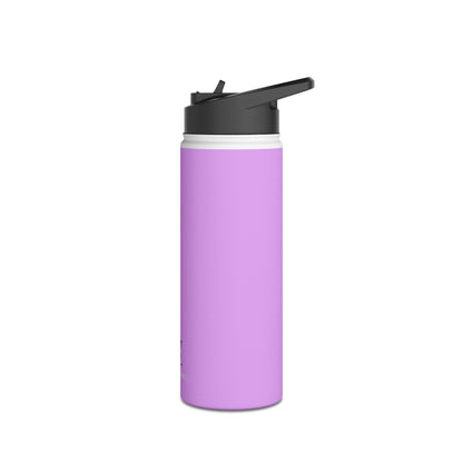 Pastel Lavender Stainless Steel Water Bottle — Insulated Travel Bottle with Standard Lid