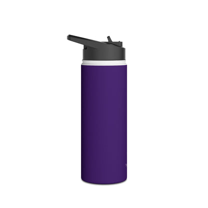 Purple Stainless Steel Water Bottle — Insulated Travel Bottle