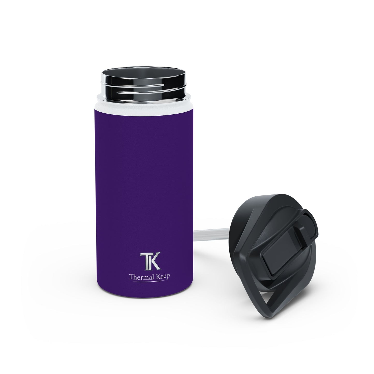 Purple Stainless Steel Water Bottle — Insulated Travel Bottle
