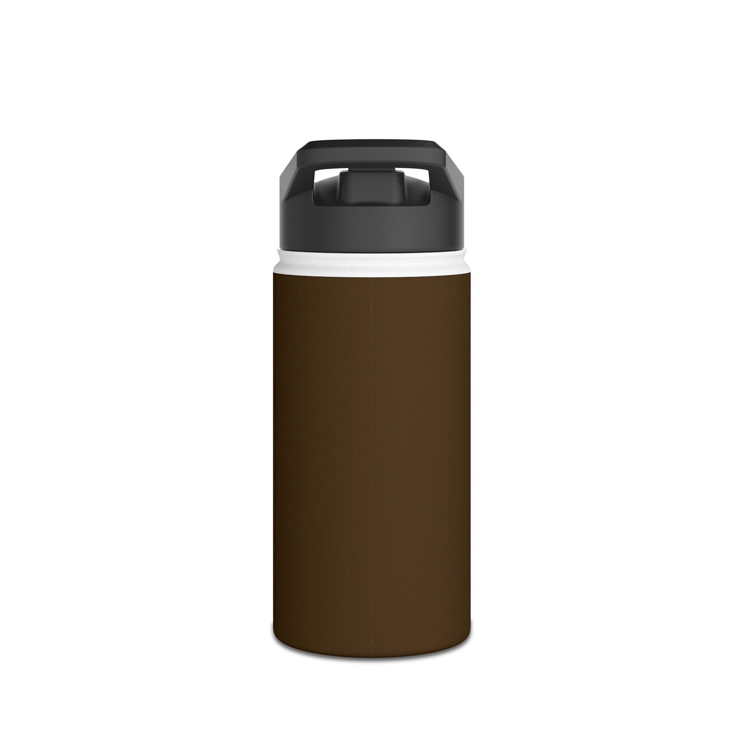 Mocha Brown Insulated Water Bottle — Thermal Keep | 12oz, 18oz, 32oz