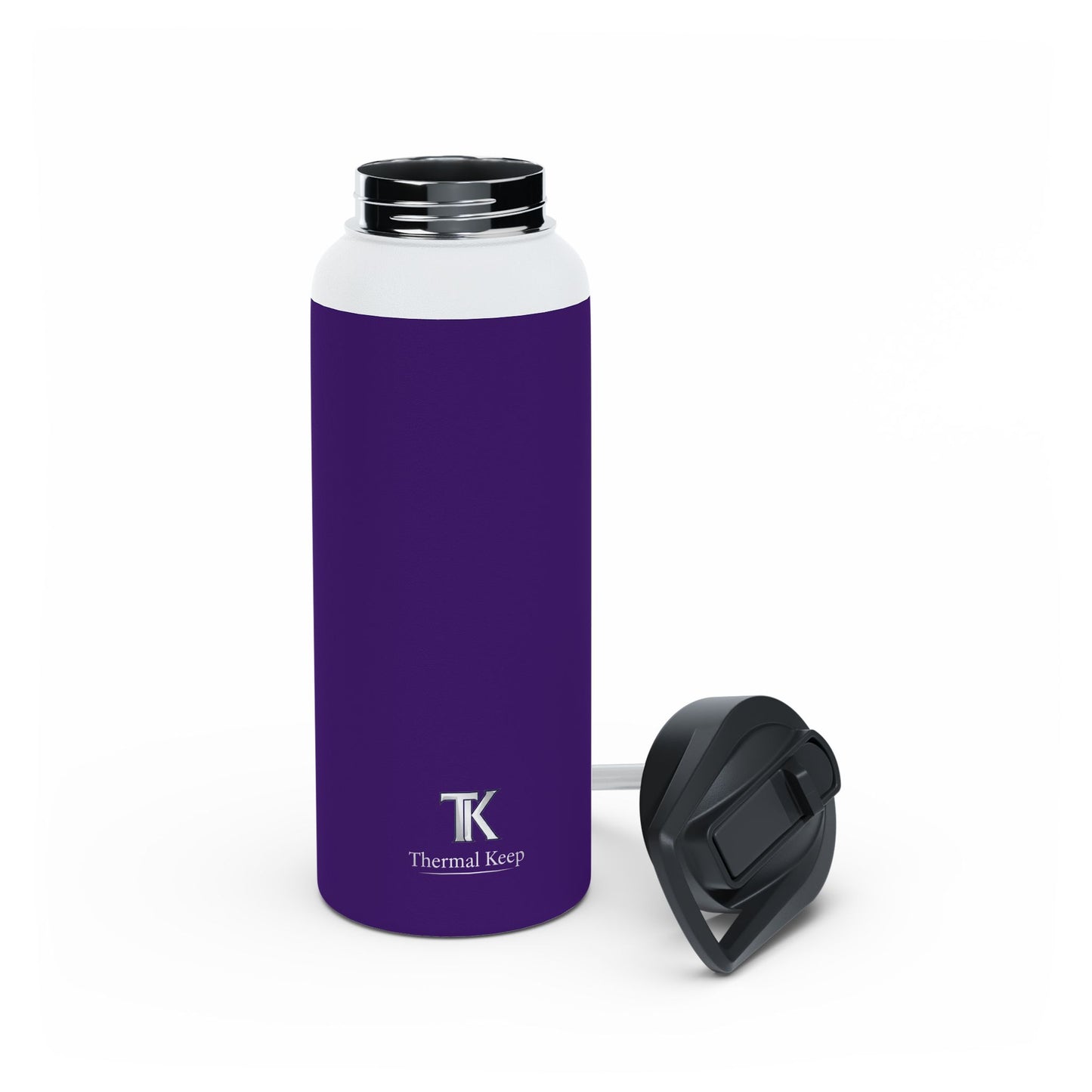 Purple Stainless Steel Water Bottle — Insulated Travel Bottle