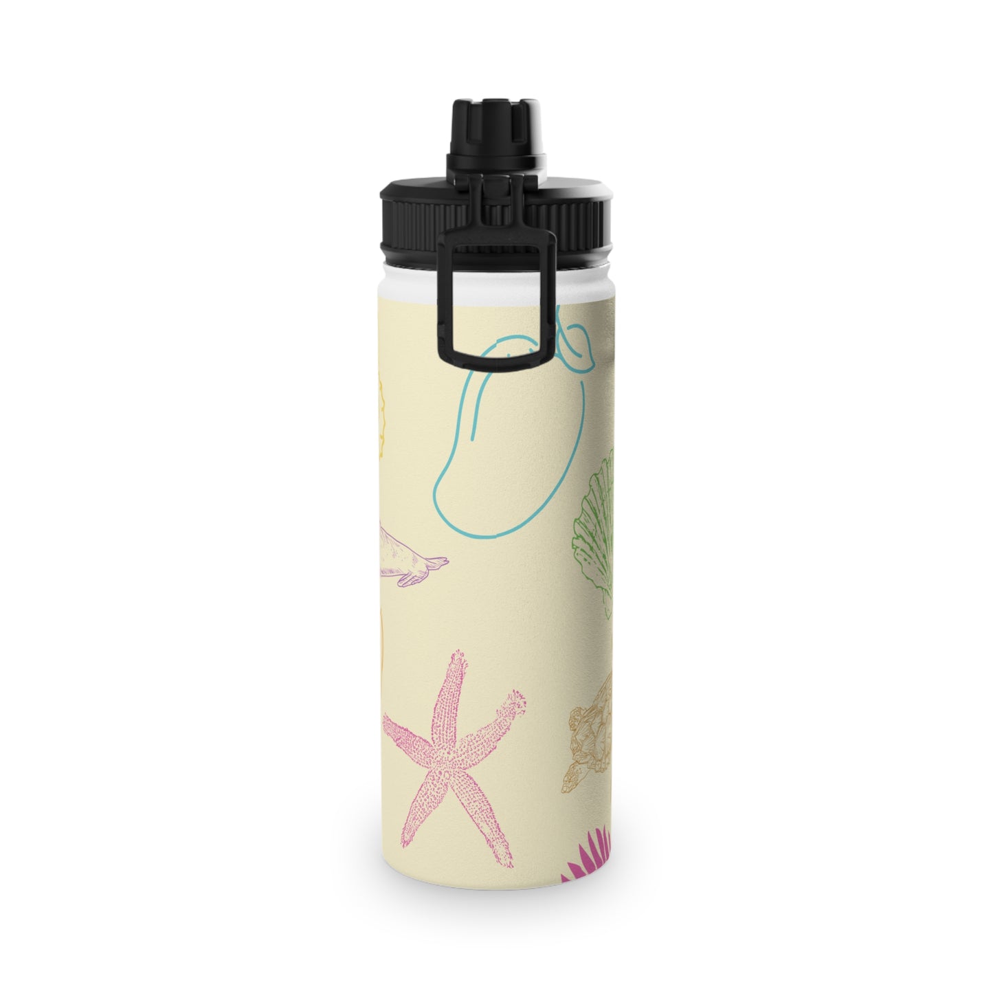 Ocean Pals Summer Vibes Kids Water Bottle — Insulated Stainless Steel