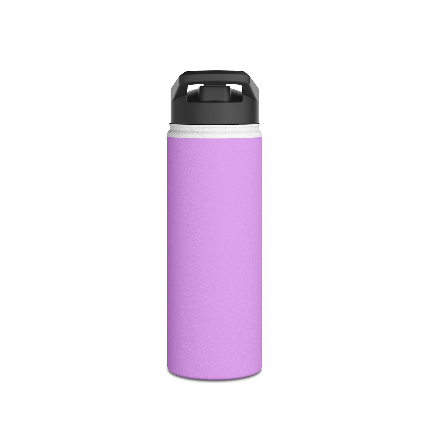 Pastel Lavender Stainless Steel Water Bottle — Insulated Travel Bottle with Standard Lid